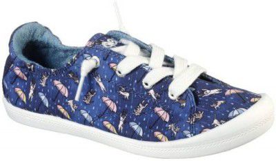 Skechers BEACH BINGO - PUDDLE PALS Slip On Sneakers For Women  (Navy , 4)