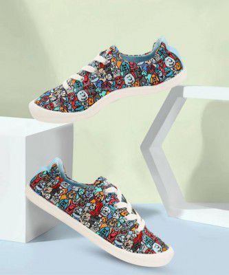 Skechers Beach Bingo - Woof Pack Sneakers For Women  (Multicolor , 3)