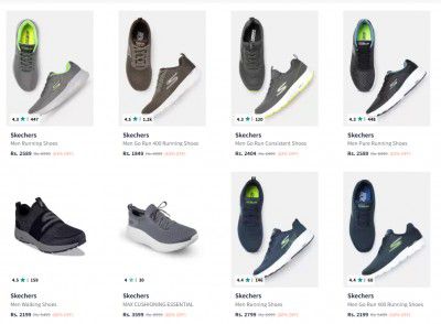Myntra : Skechers Sports Shoes Upto 64% Off