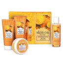 Skin Co Hydrating Glow Organic Turmeric Facial Kit For Brightens and Reduces Skin Dullness | Suitable For All Skin Type | Set of 4 Combo Pack | 25 Salon Like Facials At Home...