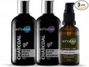 Skinatura Bathing Edition, Activated Charcoal Body Wash, Shampoo & X-tenso Hair Serum, 450g...