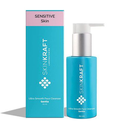 SkinKraft Face Wash For Sensitive Skin - Customized Ultra Smooth Face Cleanser- 60ml