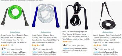 Skipping Rope Starts @37