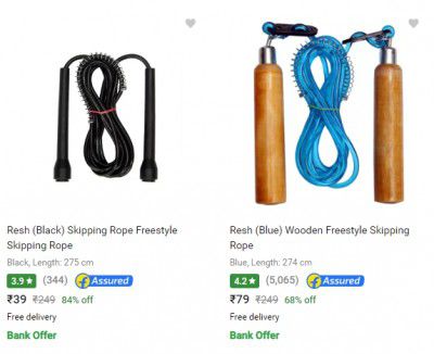 Skipping Ropes Starting @ ₹39