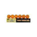 SKMT Plastic Table Tennis Ball, Size Standard Large (Orange), Durable ,Consistent Bounce, Great Spin, Good Control...