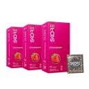 Skore Strawberry Flavored Monthly Pack Condoms, 10s (Pack of 3)...