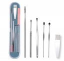 Skudgear Effective Ear Wax Cleaner Removable Tool Kit with Brush with a Storage Box - Set of 5...