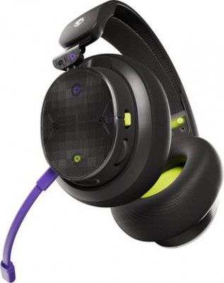 Skullcandy PLYR Multi-Platform Gamming Headphone 50mm Driver,AI Mic, for Xbox, PS and PC Bluetooth  (Digi Black, On the Ear)
