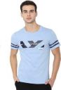 Skult by Shahid Kapoor Printed Men Round Neck Blue T-Shirt...