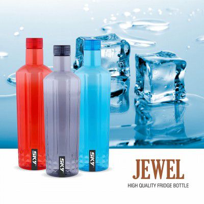 Sky Jewel Unbreakable PET Water Bottle (Assorted-3)