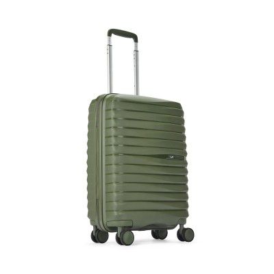 Skybags Float Max Cabin Trolley Bag - Small, 55cms | Premium Hard-Sided Luggage for Travel with Smooth 8 Wheels & Flushed TSA Lock - Green