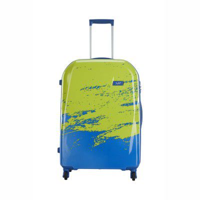 Skybags Horizon 75cm Polycarbonate Hardsided Large Luggage 4W Green Blue Strolley