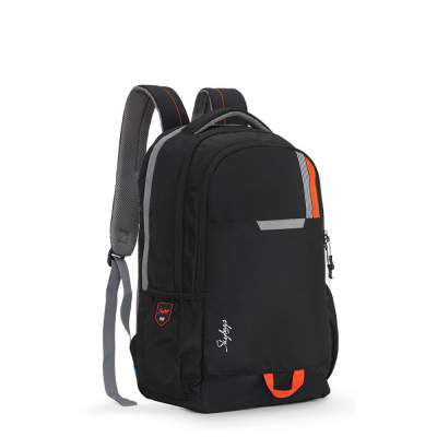 Skybags Komet 01 26 Ltrs Black Laptop Backpack (Komet 01)