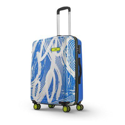 Skybags Medium Stroke Size Abs Hard Luggage (67 Cm)|Printed Luggage Trolley 