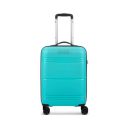 Skybags Paratrip Cabin Hard Luggage (55 cm) | Polypropylene Luggage Trolley with 8 Wheels and Anti Theft Zipper | Turquoise | Unisex...