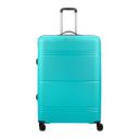 Skybags Paratrip Large Size Hard Luggage (79 cm) | Polypropylene Luggage Trolley with 8 Wheels and Anti Theft Zipper | Turquoise| Unisex...