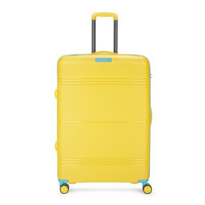 Skybags Paratrip Medium Size Hard Luggage (67 Cm) | Luggage Trolley | Bumblebee | Yellow