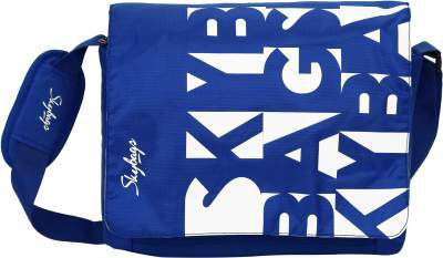 Skybags Polyester 34.5 cms Blue Messenger Bag (MBSPIBLU)