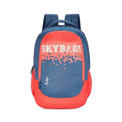 Skybags Polyester Printed Pattern Bff 2 Backpack (Red, Medium)