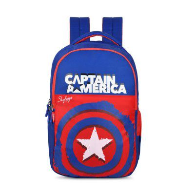 Skybags Printed School Backpack For Kids, 03 Blue