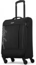 SKYBAGS Small Cabin Suitcase (58 cm) - Polyester Softsided Luggage Trolley with 4 Wheels - Black...