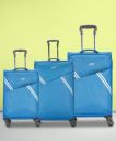 SKYBAGS  Soft Body Set of 3 Luggage - TRICK 4W STR 58 +EXP 69 +EXP 80 (E) BLU - Blue...