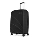 Skybags Streax | Check-in Trolley Bag, 76 Cm, Large Hardside Luggage | Black...