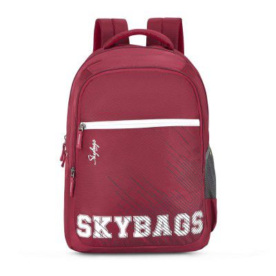 Skybags Teckie PRO Unisex Red 31L Laptop Backpack