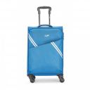 Skybags Trick Polyester Softsided 58 cm Cabin Stylish Luggage Trolley with 4 Wheels | Blue Trolley Bag...