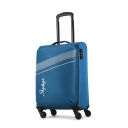 Skybags Trick Polyester Softsided 58 cm Cabin Stylish Luggage Trolley with 4 Wheels | Blue Trolley Bag...