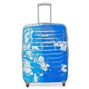 Skybags Trooper 75 Cms Polycarbonate Blue Hardsided Check-in Luggage...