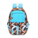 Skybags WOKE PRO 02 4 Compartment SCHOOL BACKPACK BLUE ORANGE...