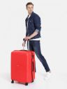 Skybags ZAP Geometric Textured Hard-Sided 360-Degree Rotation Large Trolley Suitcase...