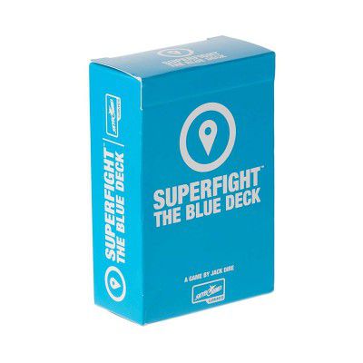 SkyBound Superfight Blue Deck: 100 Location Cards for The Game of Absurd Arguments, for Kids, Teens, and Adults, 3 or More Players, Ages 8+