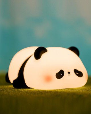 SKYTONE Cute Panda Night Light for Kids,Nursery Silicone Night Light