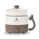 SKYTONE Multipurpose Electric Kettle With Ceramic Coating, 2L | Non-Stick Hotpot Cooker For Boil, Steam, Fry, Saute | Multi Cooker Kettle For Water, Milk, Egg, Tea, Soup, Babyfood, Rices (Beige)...