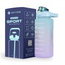 SKYTONE® Water Bottle | Leakproof 2L Bottle With BPA-Free Plastic Included Silicone Pipe (Purple) (Green)...