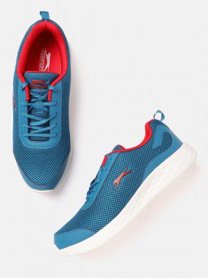 Slazenger Men Blue Woven Design Sneakers