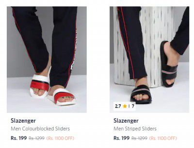 Slazenger Sliders at Rs.199