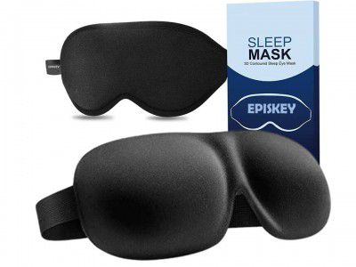 Sleep Eye Mask, 3D Contoured Eye Mask, Sleep Mask with Adjustable Strap