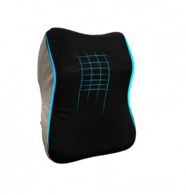 Sleepsia Car Headrest Pillow for Cervical Support (Black, Grey)