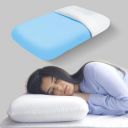 Sleepsia Orthopedic Cooling Gel Memory Foam Pillow | 1 Year Warranty | Cervical Pillows for Spondylitis Neck and Shoulder Pain Relief Support Bed Sleeping (Standard,White)...