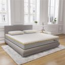 Sleepsmith Premium Mattress | 3 Zoned Orthopedic Memory Foam Mattress | Graphite Infused Cloud Foam| Active Cooling White Mattress | Single Size Bed | 72x35x6 Inches...