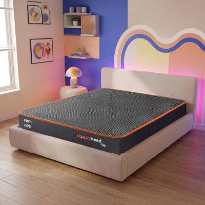 Sleepyhead Flip Designed by Duroflex - Premium Dual Sided High Density Foam Single Bed Mattress with Firm & Medium Soft Sides |7 Years Warranty |5 Inch Single Size Bed Mattress (72x36x5)