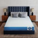 SleepyHug AirCell Ortho Luxe Plus 6 inch Orthopedic Mattress, CoolFlow Memory Foam Mattress with Honeycomb Grid, Perfect for Single Bed, for Back Pain Relief, Firm Yet Soft, Removable Cover (72x36x6)...