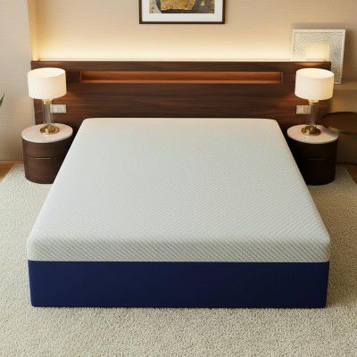 SleepyHug EarthPlay 11" Adaptive Floor Mattress | 72×48x11" (Double, White & Blue)