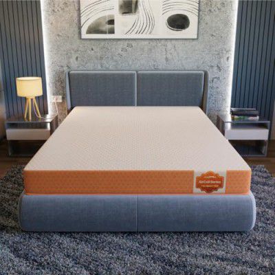 SleepyHug Ortho Spinex Plus 6 inch Mattress with Aircell Technology | 3 Zones Support |5 Years Warranty | Mattress for Back Pain Relief |Double Bed Size Mattress (72x48x6 Inch)