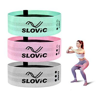 Slovic Fabric Resistance Bands - Set of 3