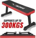 SLOVIC Foldable Flat Gym Bench – Heavy Duty, Space-Saving Design Duty| Flat Fitness Bench...