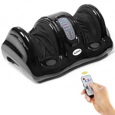 SLOVIC Foot Massager Machine for Pain Relief with Heat & Kneading function - Also used as Leg Calf Massager